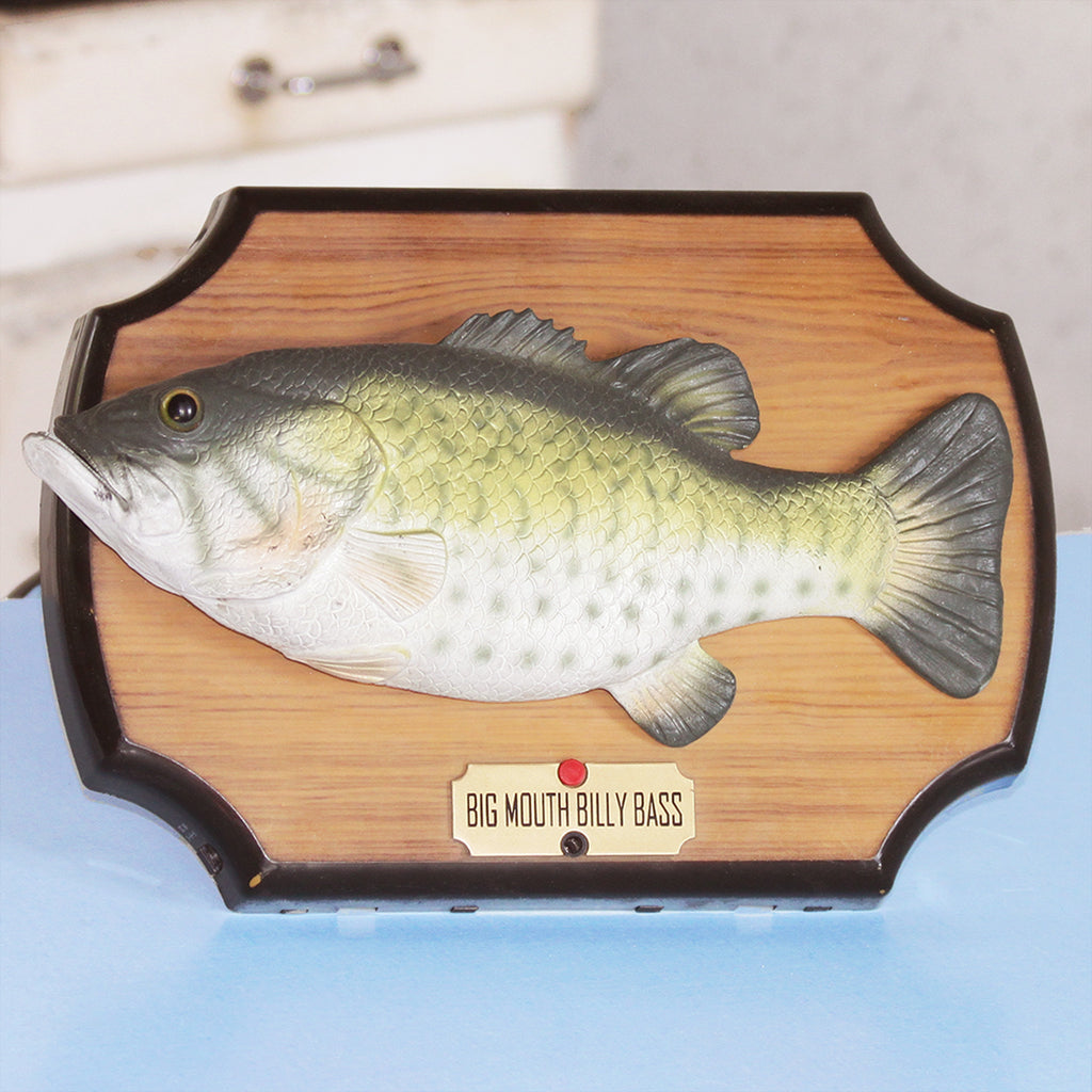 Big Mouth Billy Bass vintage par Gemmy le kitchissime poisson qui chan – La  Roue du Passé