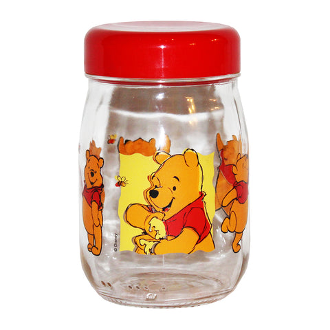 Bocal en verre vintage 1 litre modèle Winnie l'ourson Disney