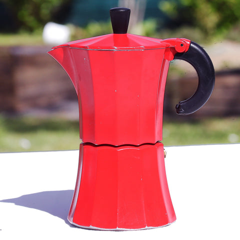 Cafetière italienne Gnali & Zani rouge espresso