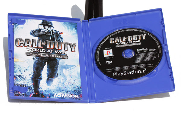 Jeu vidéo Playstation PS2 Call of Duty World at War Final Fronts