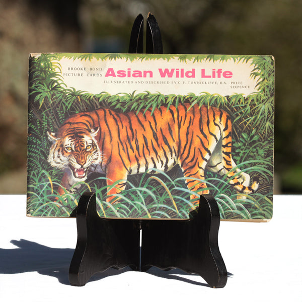 Ancien album Asian Wildlife d'images du thé Brooke Bond complet