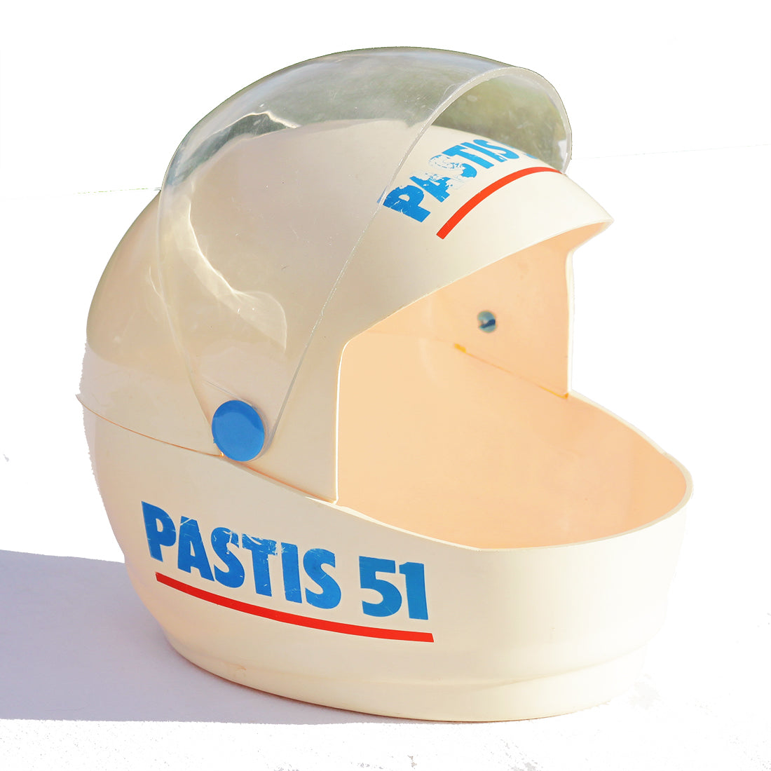 Boule à sucre de comptoir publicitaire vintage Pastis 51 casque de moto