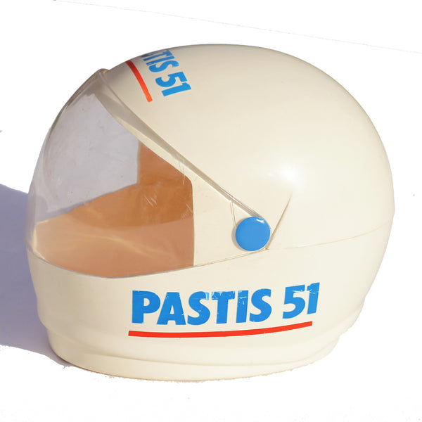 Boule à sucre de comptoir publicitaire vintage Pastis 51 casque de moto