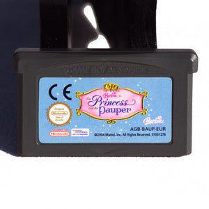 Jeu vidéo cartouche Nintendo GBA Game Boy Advance Barbie the Princess and the Pauper