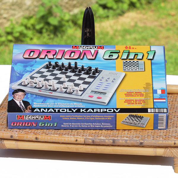 Jeu d'échecs & dames électronique Orion 6 in 1 Anatoly Karpov