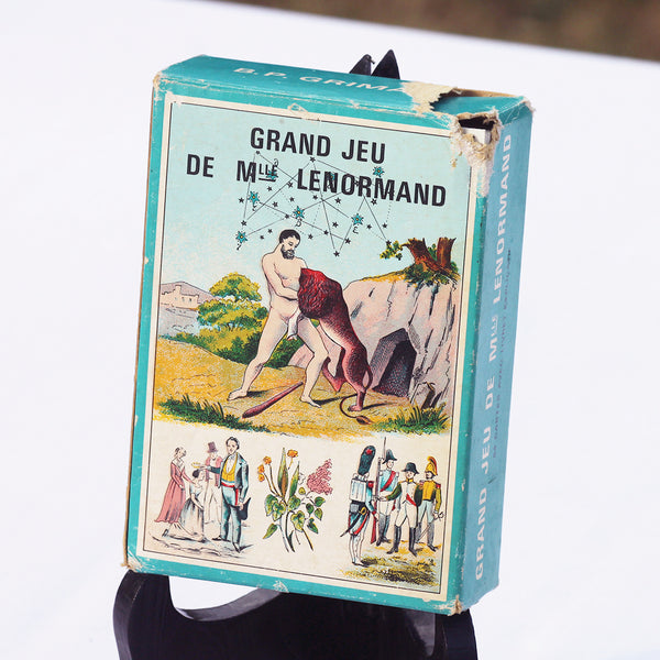 Grand jeu de cartomancie de Melle Lenormand édition de 1976 B.P. Grimaud