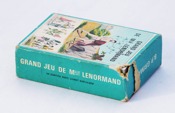 Grand jeu de cartomancie de Melle Lenormand édition de 1976 B.P. Grimaud