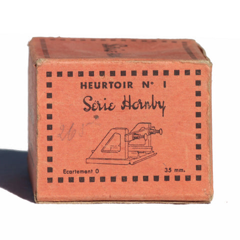 Ancienne boîte vide Hornby pour heurtoir n°1 échelle O