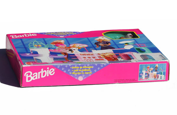 Jouet vintage boîte Barbie scellée boutique d'animaux Pet Shop #67550-92 ( 1997 )