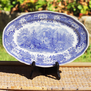 Vaisselle Artisanale Plat Ovale Bakir Royal 53cm - Céramique Vaisselle Artisanale Plat Ovale Bakir Royal 53cm - Céramique