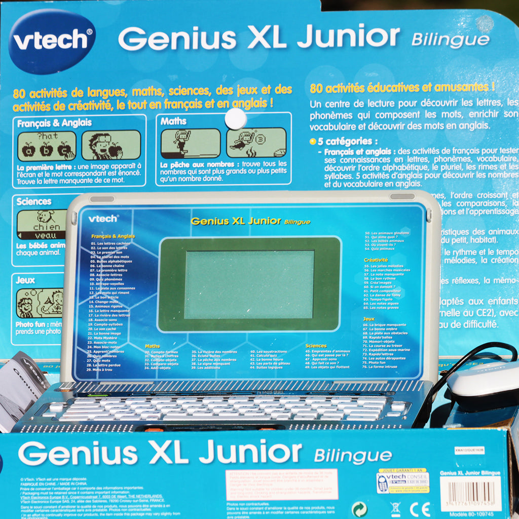 Vtech - Ordinateur éducatif électronique Genius XL Junior bilingue en ...