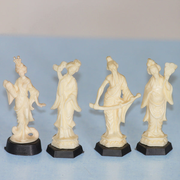 Ensemble de 10 figurines promotionnelles vintage Cafés Maurice et lessive Mir