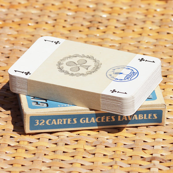Jeu de cartes publicitaire vintage Gitanes offert par la Régie Française des Tabacs