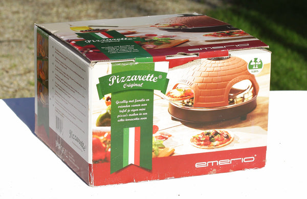 Appareil Pizzarette four à mini pizza Emerio 4 personnes