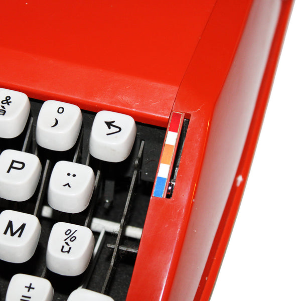 Machine à écrire portative vintage Hermes modèle Baby orange