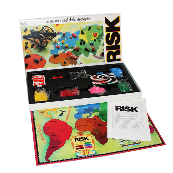 Jeu de société vintage Risk complet Parker (1985)