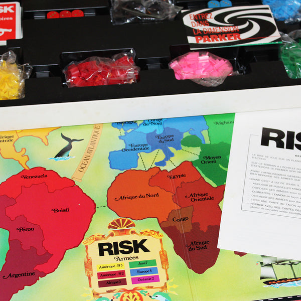 Jeu de société vintage Risk complet Parker (1985)