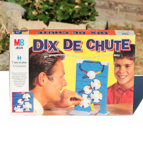 Jeu de société vintage Dix de Chute MB Jeux de 1996