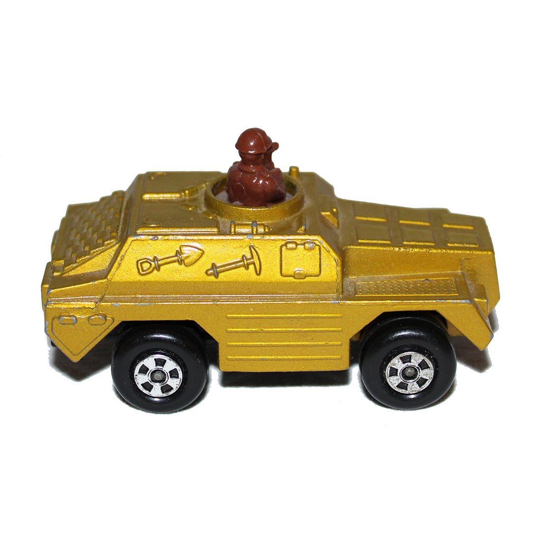 Véhicule miniature Matchbox Rolamatics vintage tank Stoat n° 28 (1973)