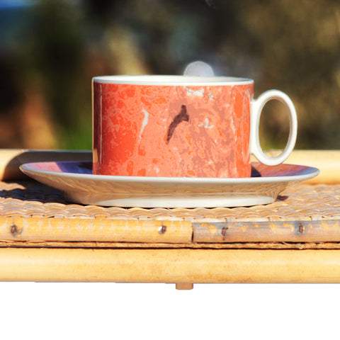 Grande tasse à déjeuner / chocolat + soucoupe de Villeroy & Boch modèle Siena