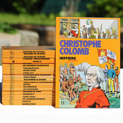 Ensemble de 24 Livres Histoire Juniors Hachette des années 1990