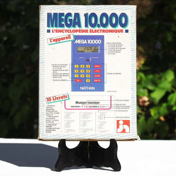 Jeu électronique Nathan vintage Mega 10000 (1987)