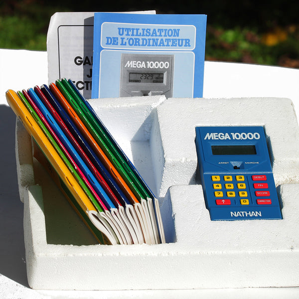 Jeu électronique Nathan vintage Mega 10000 (1987)