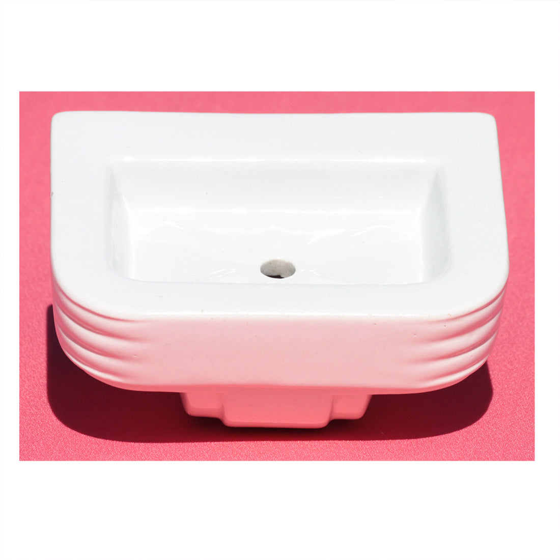 Porte savon rotin blanc cérusé et porcelaine blanche Alizée