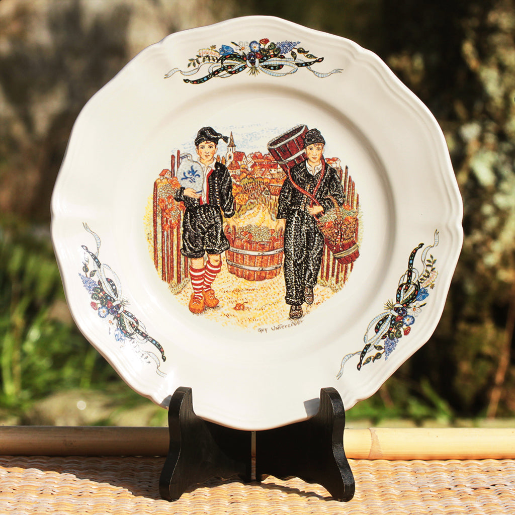 Luneville, 6 assiettes Florence, 1960 - Arts de la table Luneville, 6 assiettes Florence, 1960 - Arts de la table