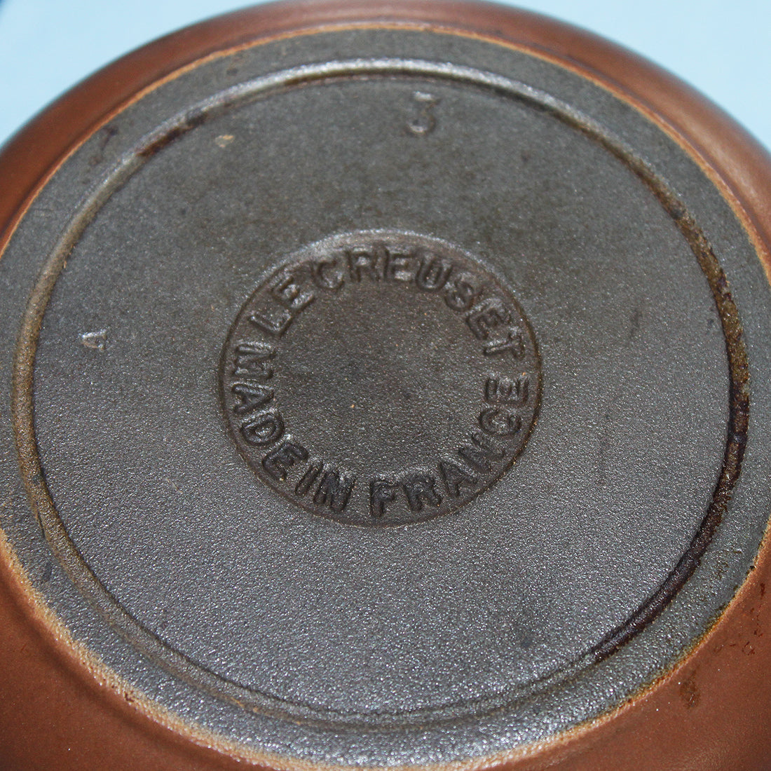 Service à Fondue Le Creuset Fonte émaillée Marron – Complet, Superbe état