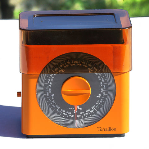 Balance ménagère orange 5 kg Terraillon vintage