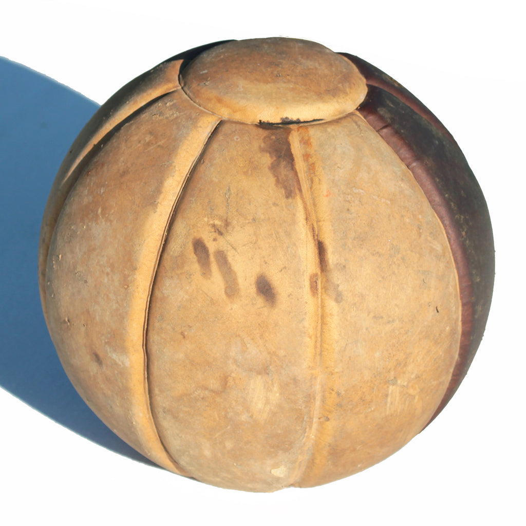 Médecine ball vintage en cuir 3 kg, décoration d'intérieur, salle de sport vintage, salle de sport rétro, cuir ancien - France Médecine ball vintage en cuir 3 kg, décoration d'intérieur, salle de sport vintage, salle de sport rétro, cuir ancien - France