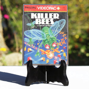 Rétrogaming : jeu vidéo vintage cartouche Videopac  Philips Killer Bees