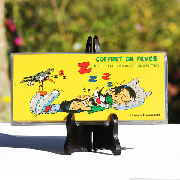 Coffret de 10 fèves en porcelaine Gaston Lagaffe - Marsu by Franquin ( 2013 )