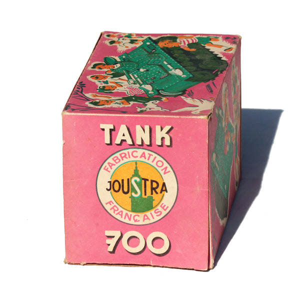 Ancienne boîte vide jouet Joustra Tank 700