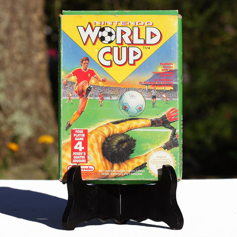 Jeu vidéo cartouche Nintendo NES World Cup en boîte (1990)