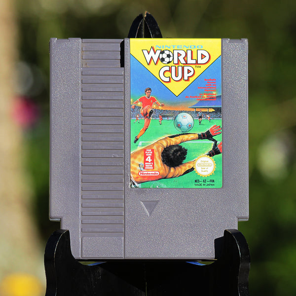 Jeu vidéo cartouche Nintendo NES World Cup en boîte (1990)