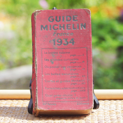 Livre - Guide rouge Michelin France 1934