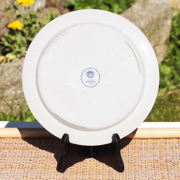 Assiette à fondue vintage Villeroy & Boch modèle Acapulco