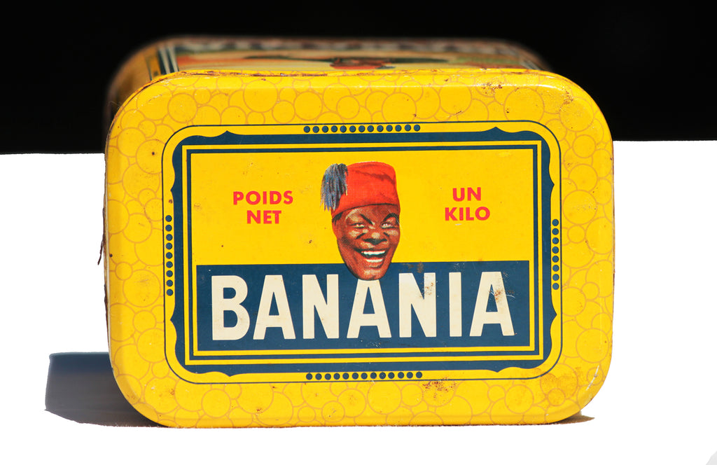 Boîte publicitaire vintage Banania vide en tôle lithographiée 1 kg mod – La  Roue du Passé