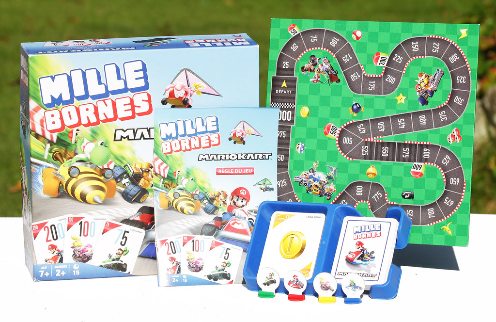 Mille Bornes Mariokart board game (2018) – La Roue du Passé