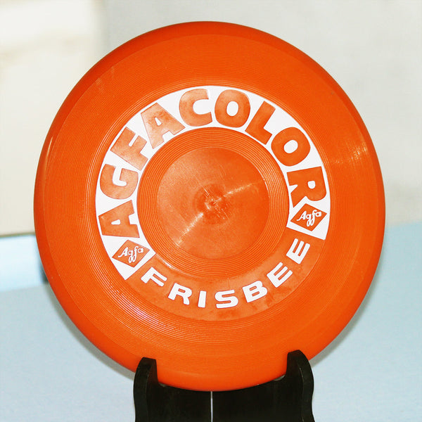 Frisbee publicitaire vintage Agfa Afgfacolor des années 1970