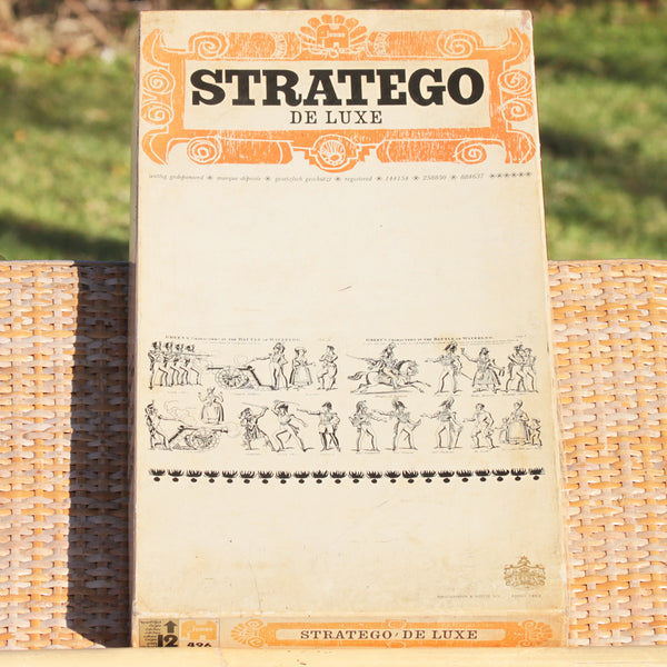 Jeu de société de stratégie vintage Stratego de luxe Jumbo ( 1966 )