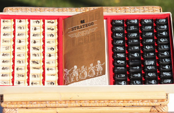 Jeu de société de stratégie vintage Stratego de luxe Jumbo ( 1966 )