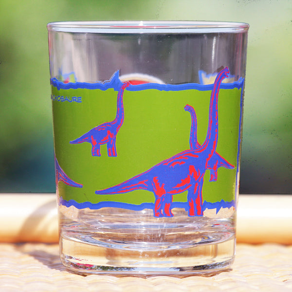 Verre publicitaire Yoplait dino-verre Jurassic Park Le Monde Perdu Brachiosaure