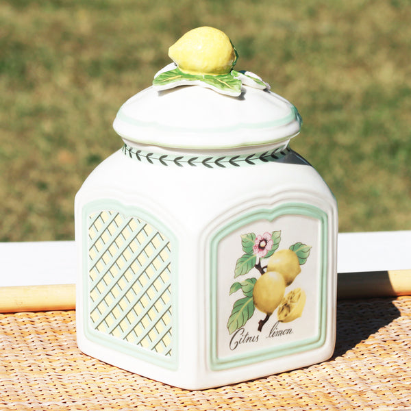 Grand pot à épices Villeroy & Boch modèle French Garden Charm Citrus Limon