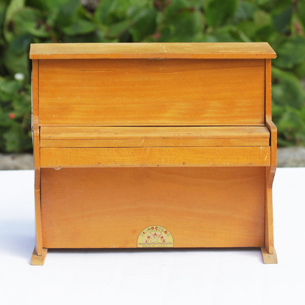 Jouet ancien petit piano en bois Pianocolor Jouets JRAAS