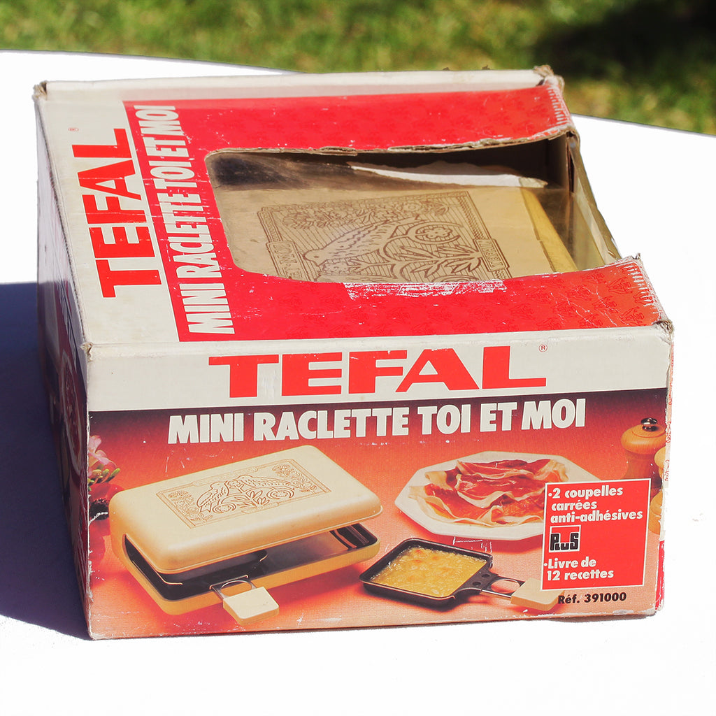 Tefal petit mini appareil a raclette duo Toi et Moi vintage 2 personnes