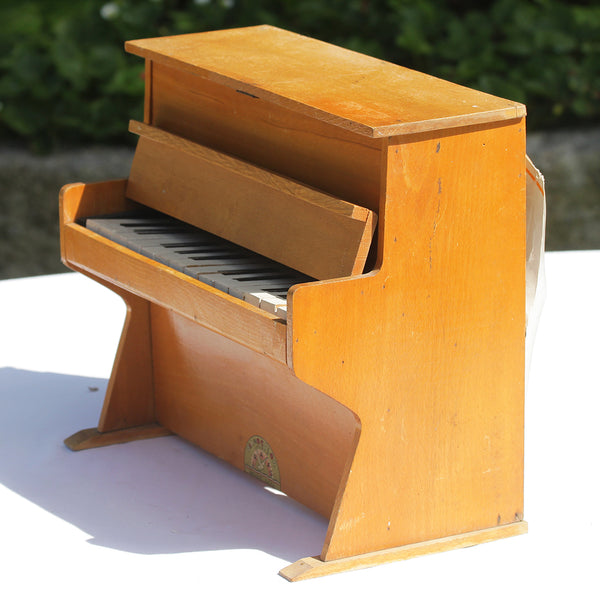 Jouet ancien petit piano en bois Pianocolor Jouets JRAAS