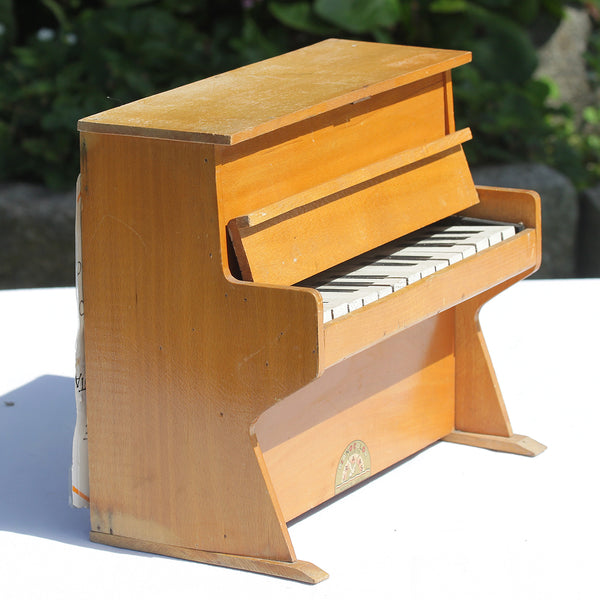 Jouet ancien petit piano en bois Pianocolor Jouets JRAAS